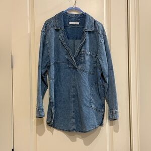 Free People Peyton Denim Pullover